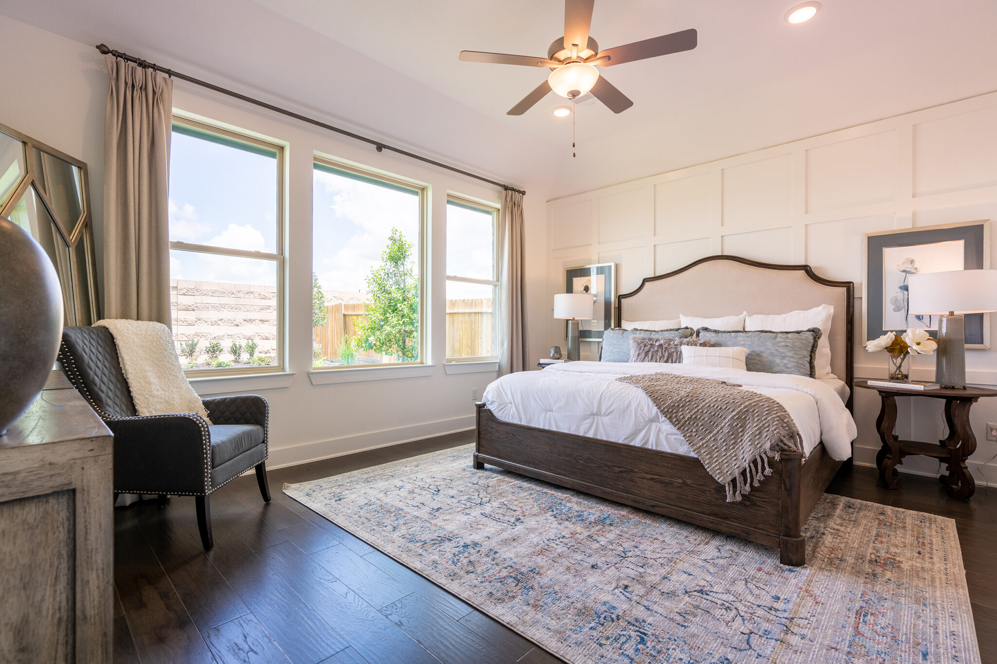 Glorious upscale master bedroom