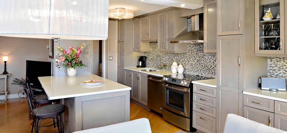 Open concept kitchen